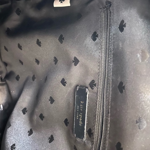 Kate Spade Small Nylon Black Backpack with Gold Hardware - Picture 4 of 5